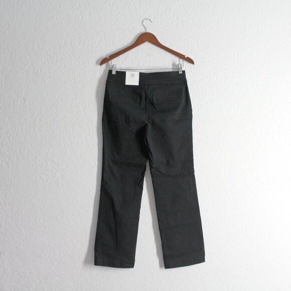 Roz & Ali Black Sailor Pants Classic Fit pull on high waist trouser 4 petite New - Picture 2 of 12